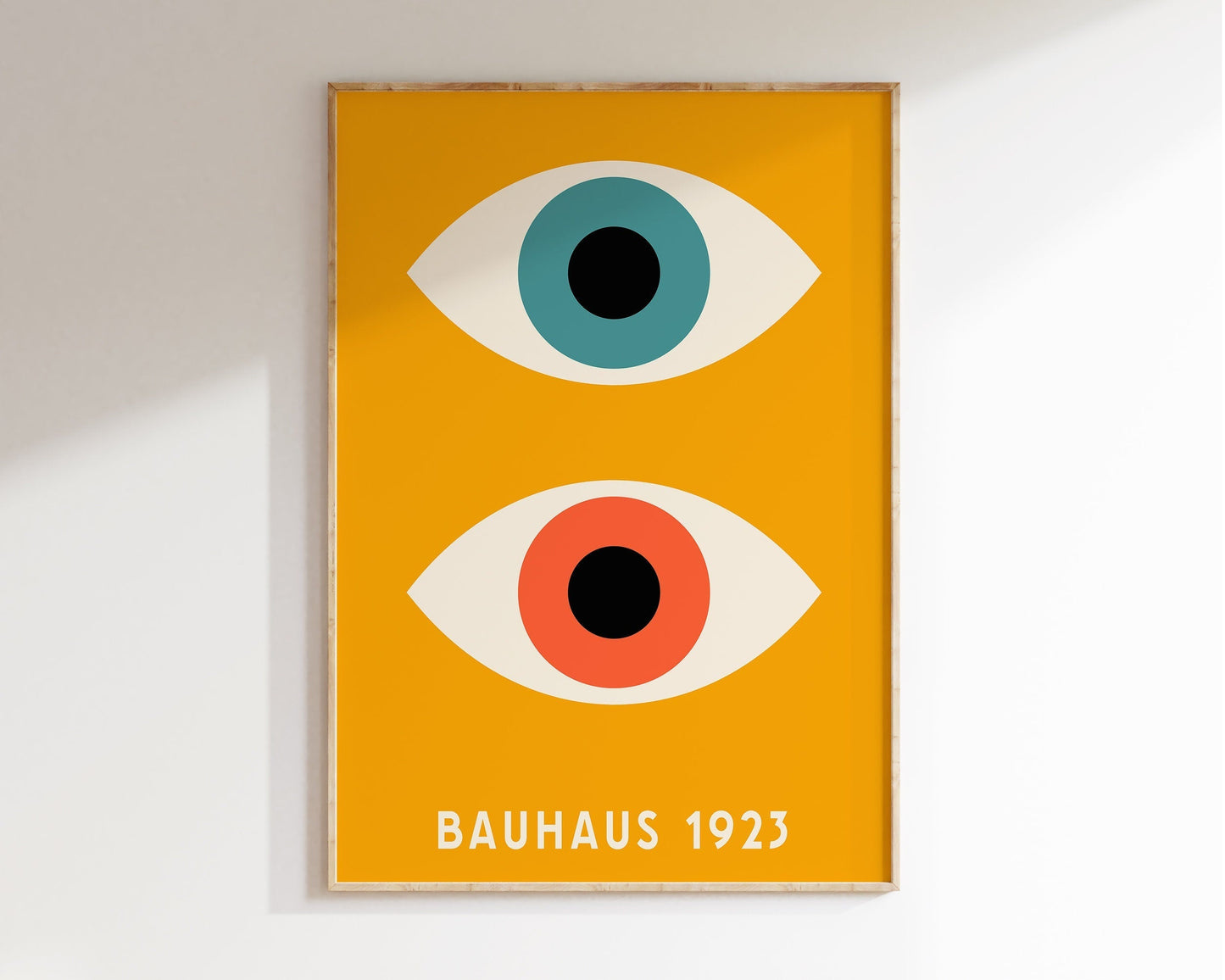 DecorBites™ Geometric Bauhaus Canvas Poster - Retro Home Decor