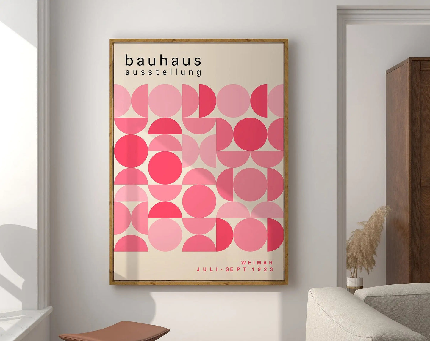 DecorBites™ Geometric Bauhaus Canvas Poster - Retro Home Decor