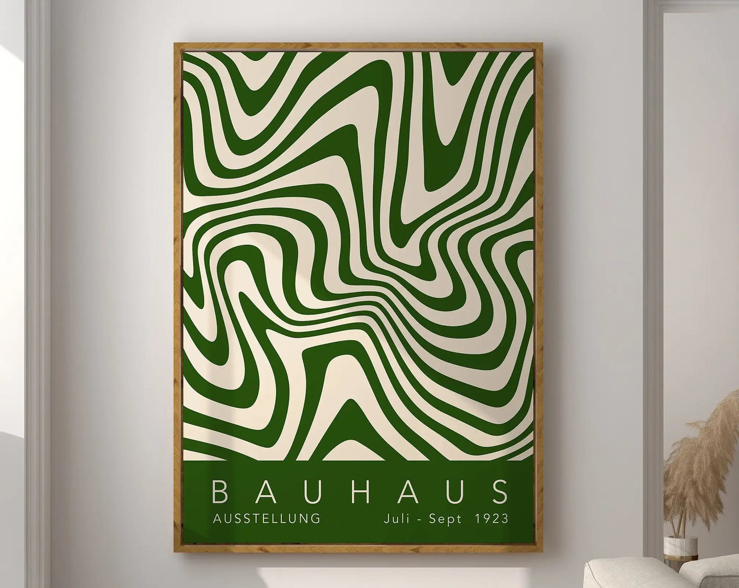 DecorBites™ Geometric Bauhaus Canvas Poster - Retro Home Decor
