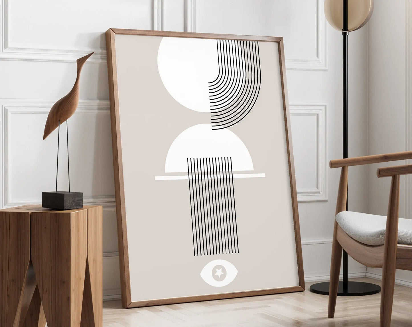DecorBites™ Geometric Bauhaus Canvas Poster - Retro Home Decor