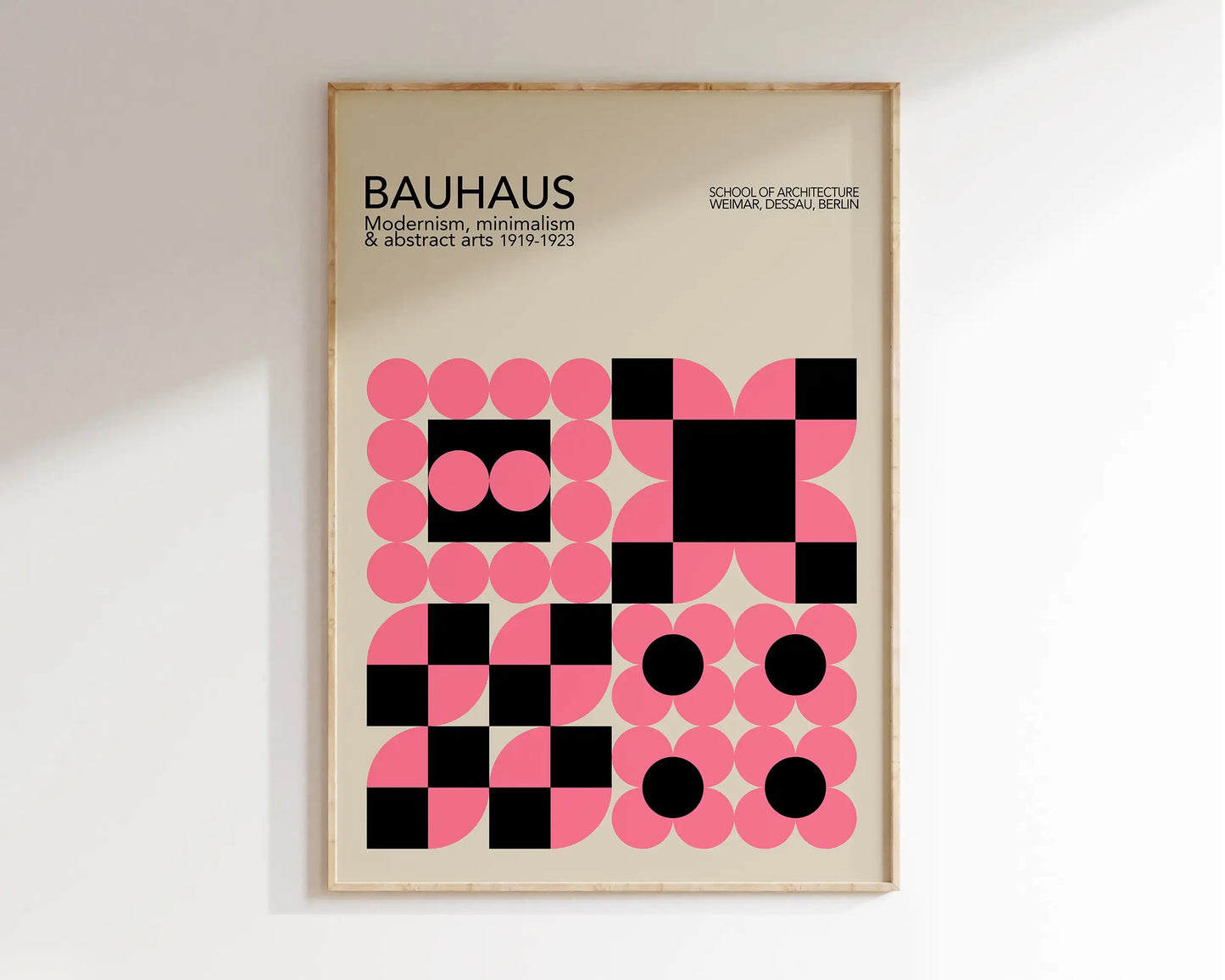 DecorBites™ Geometric Bauhaus Canvas Poster - Retro Home Decor