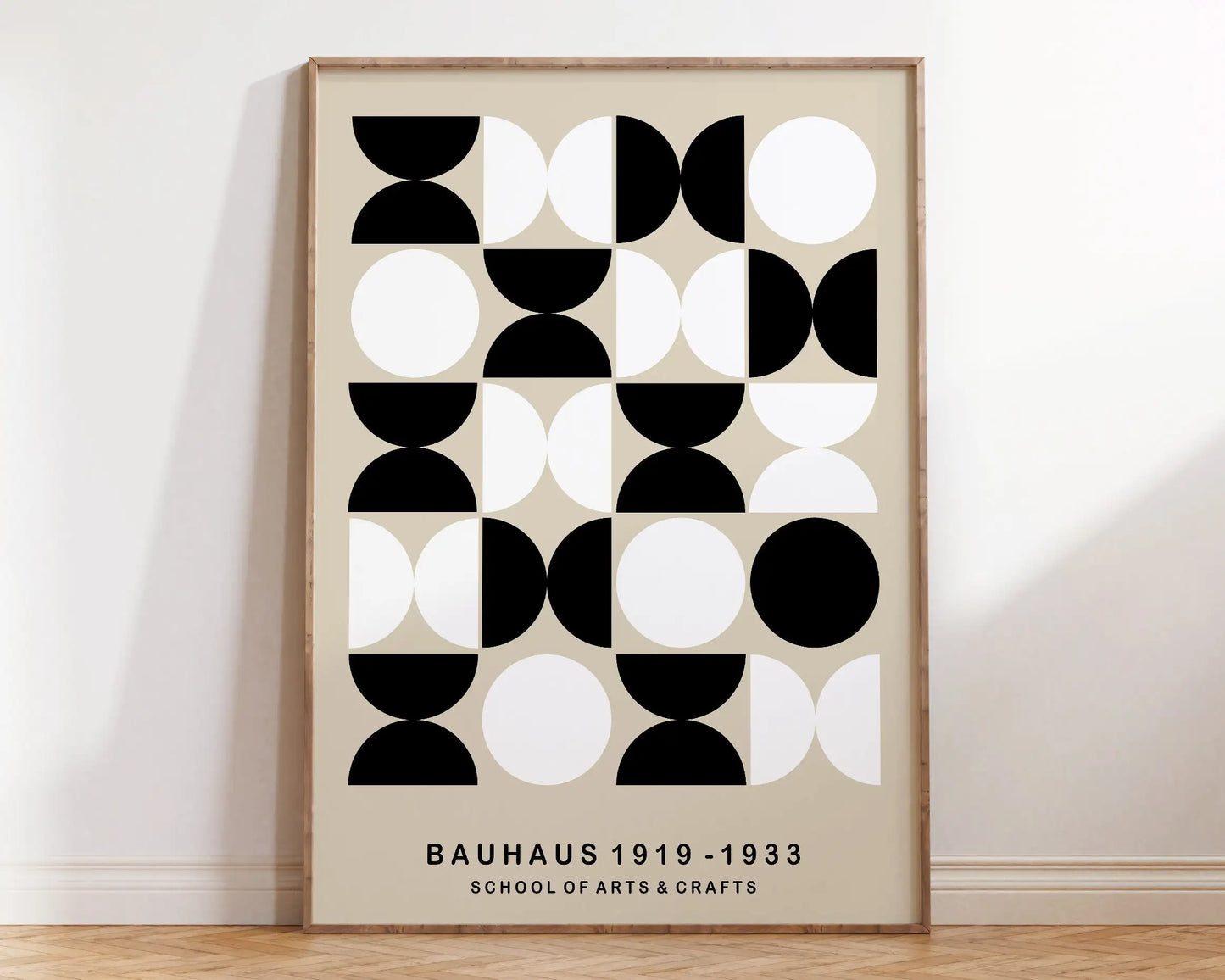 DecorBites™ Geometric Bauhaus Canvas Poster - Retro Home Decor