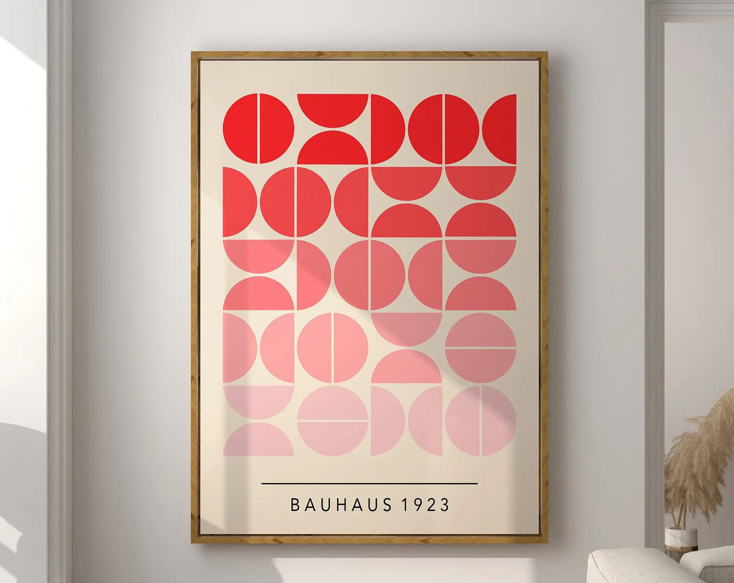 DecorBites™ Geometric Bauhaus Canvas Poster - Retro Home Decor