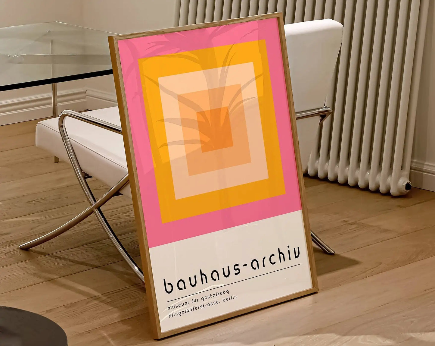 DecorBites™ Geometric Bauhaus Canvas Poster - Retro Home Decor