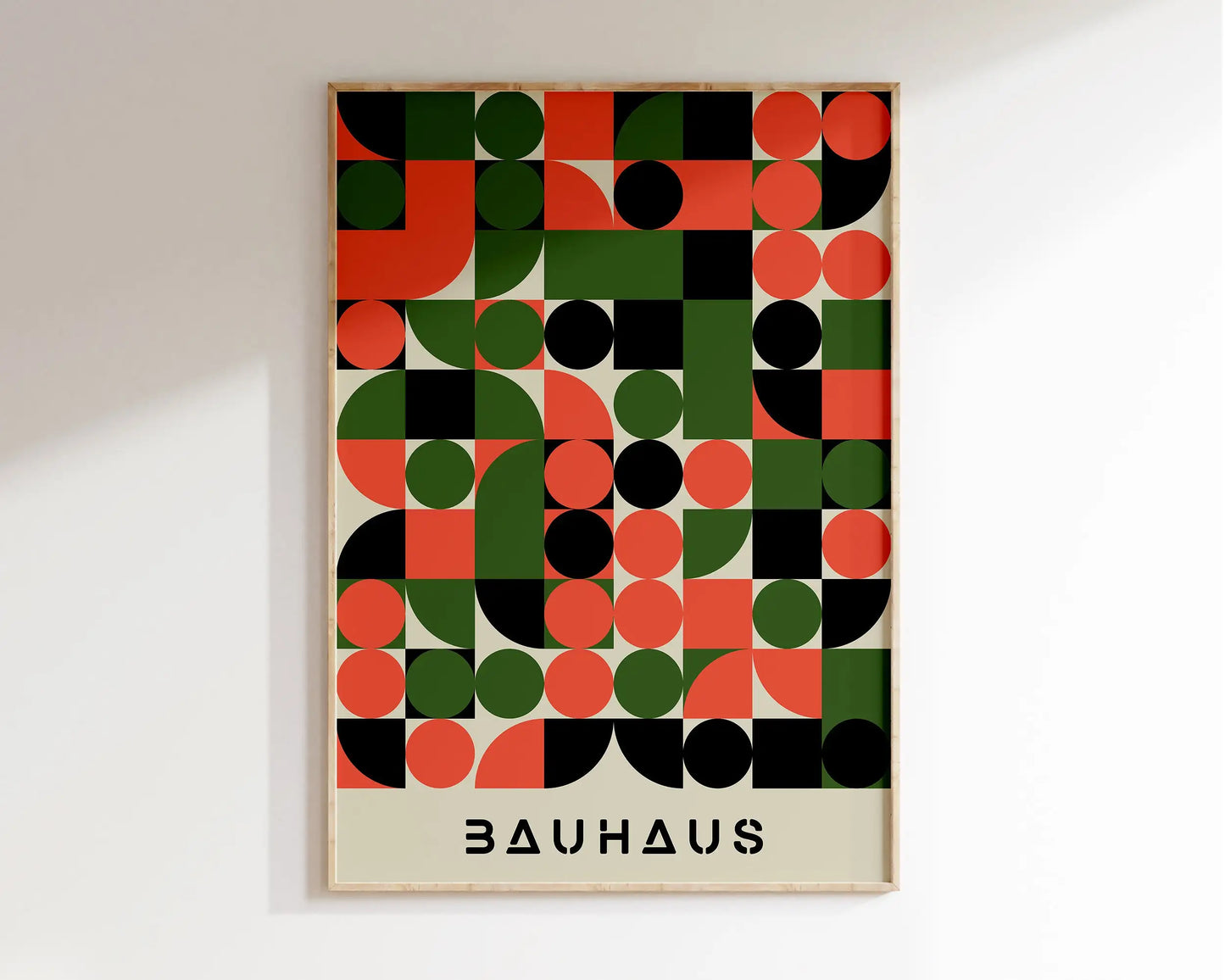 DecorBites™ Geometric Bauhaus Canvas Poster - Retro Home Decor
