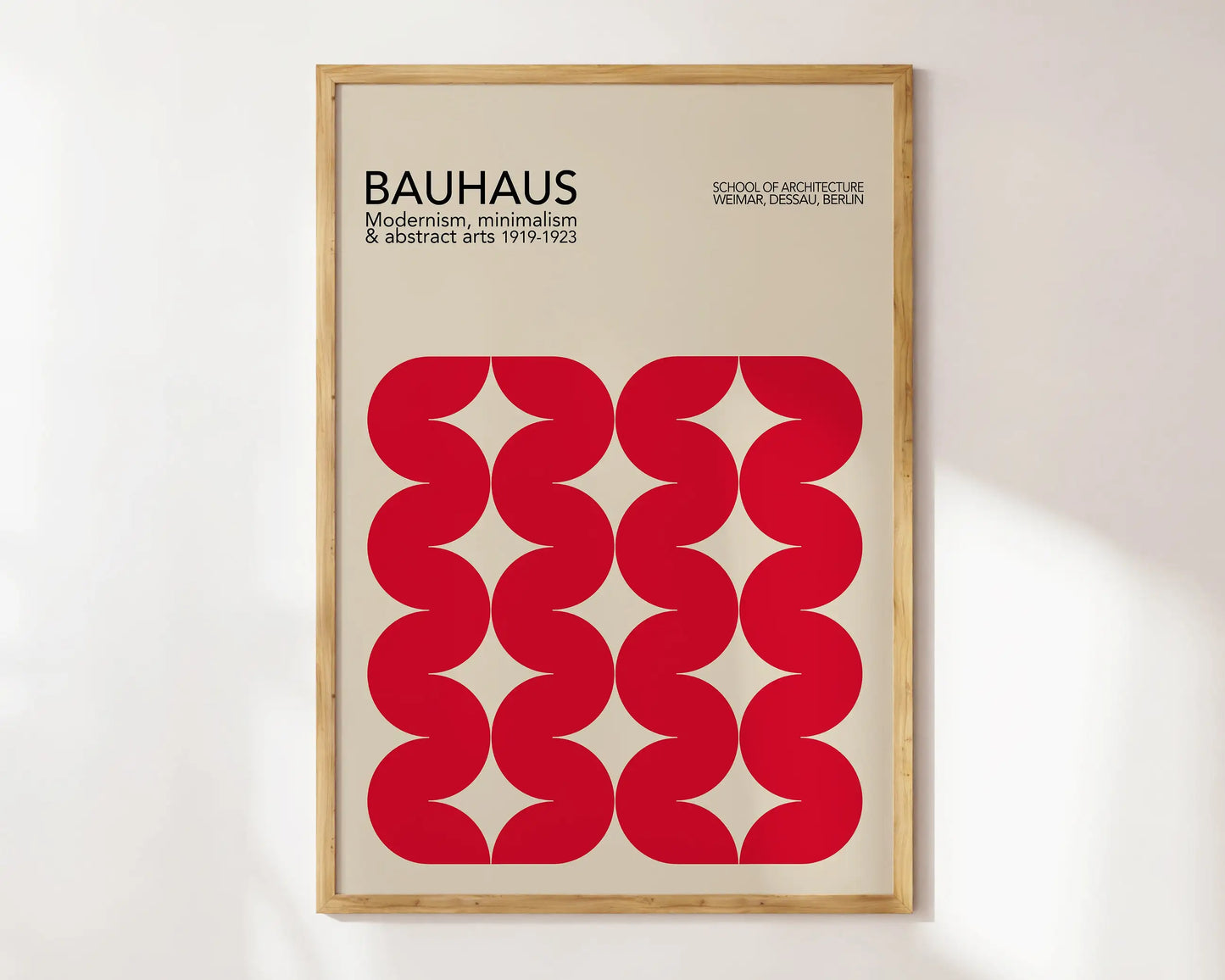 DecorBites™ Geometric Bauhaus Canvas Poster - Retro Home Decor