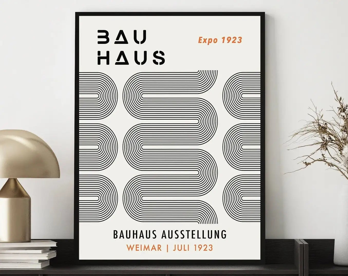 DecorBites™ Geometric Bauhaus Canvas Poster - Retro Home Decor