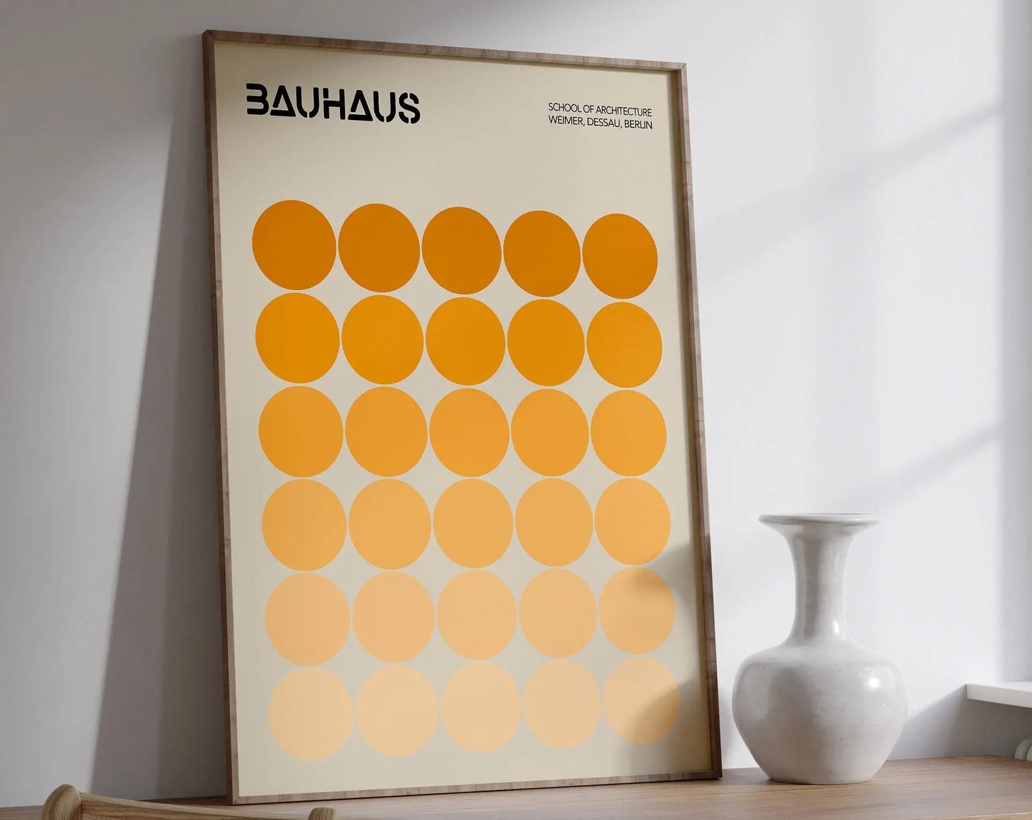 DecorBites™ Geometric Bauhaus Canvas Poster - Retro Home Decor