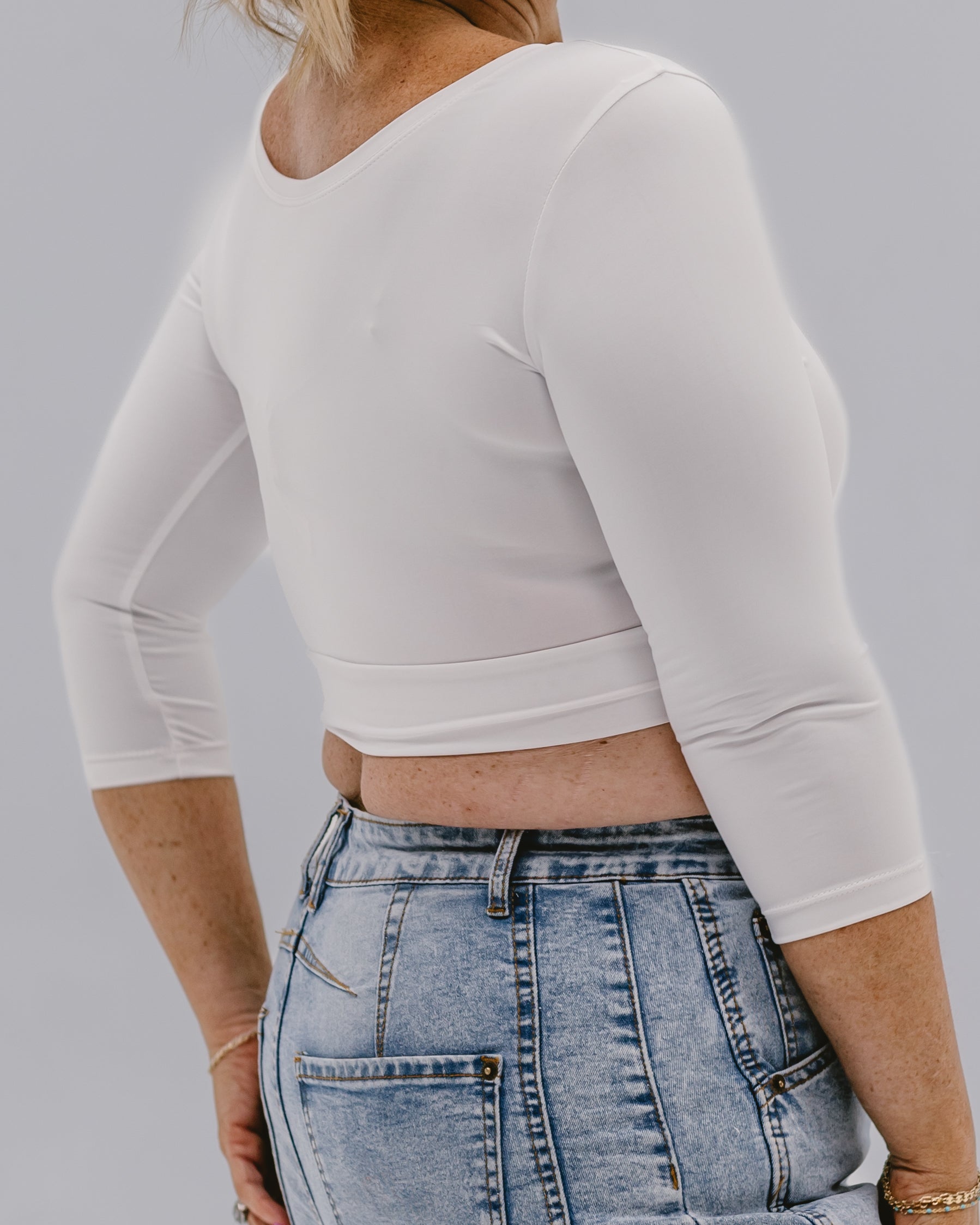 Elegant 3/4 Sleeve Halftee