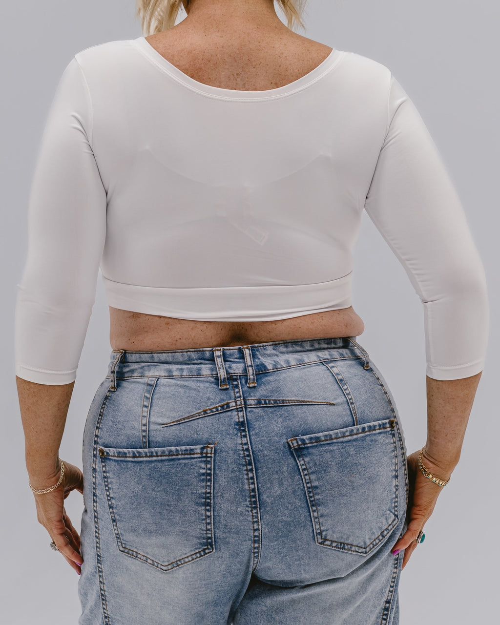 Elegant 3/4 Sleeve Halftee