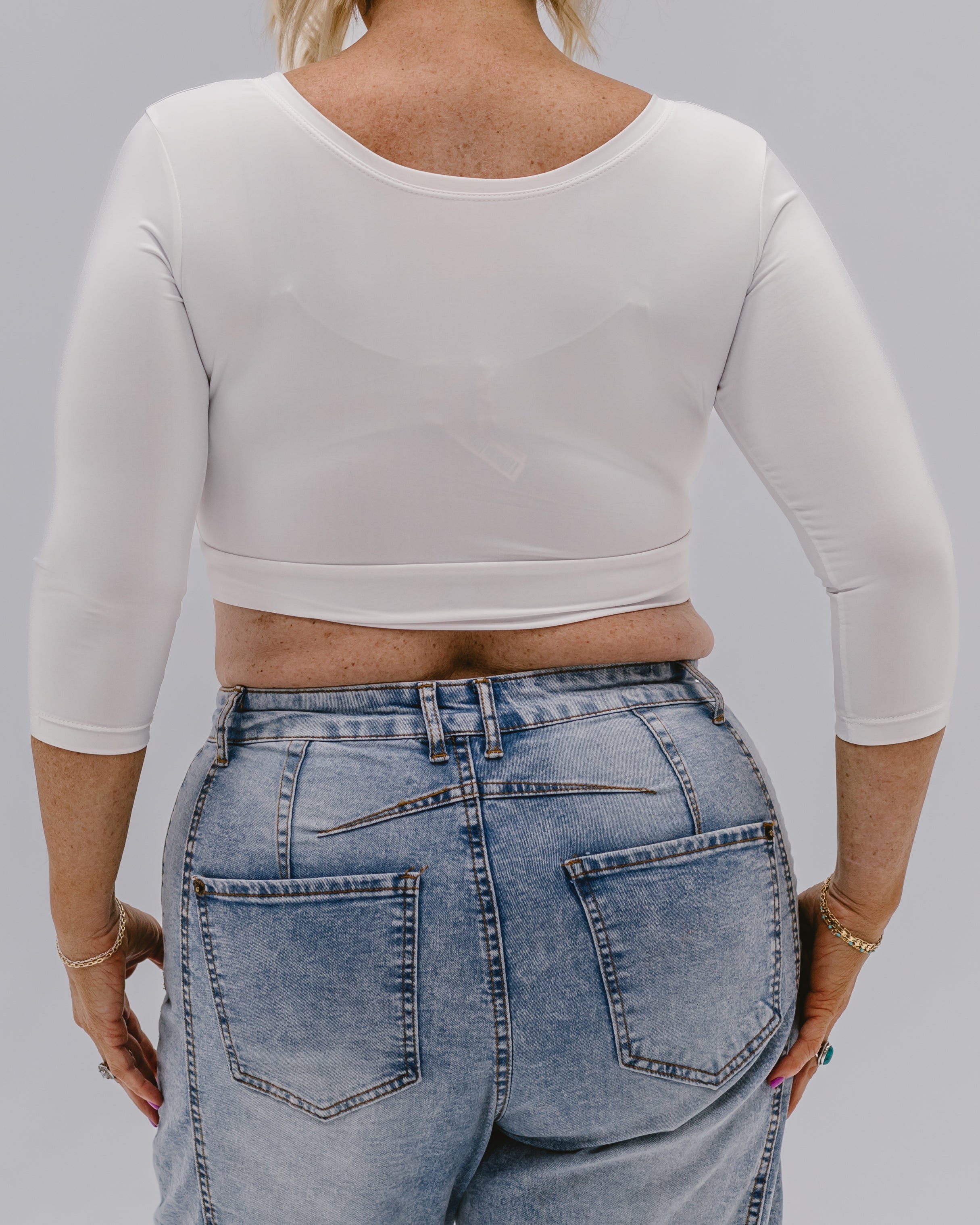 Elegant 3/4 Sleeve Halftee