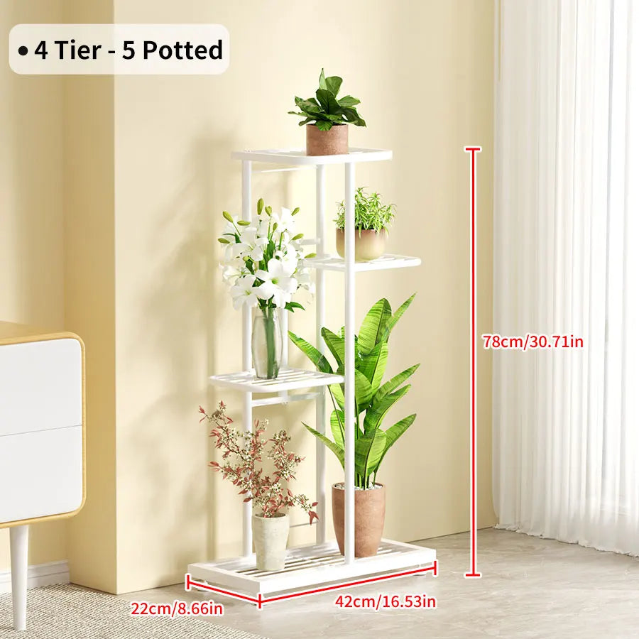 DecorBites™ Iron Plant Stand for Multiple Pots