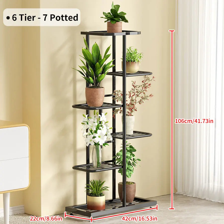 DecorBites™ Iron Plant Stand for Multiple Pots
