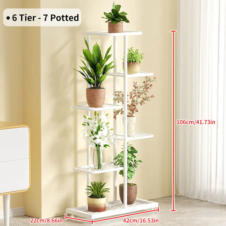 DecorBites™ Iron Plant Stand for Multiple Pots