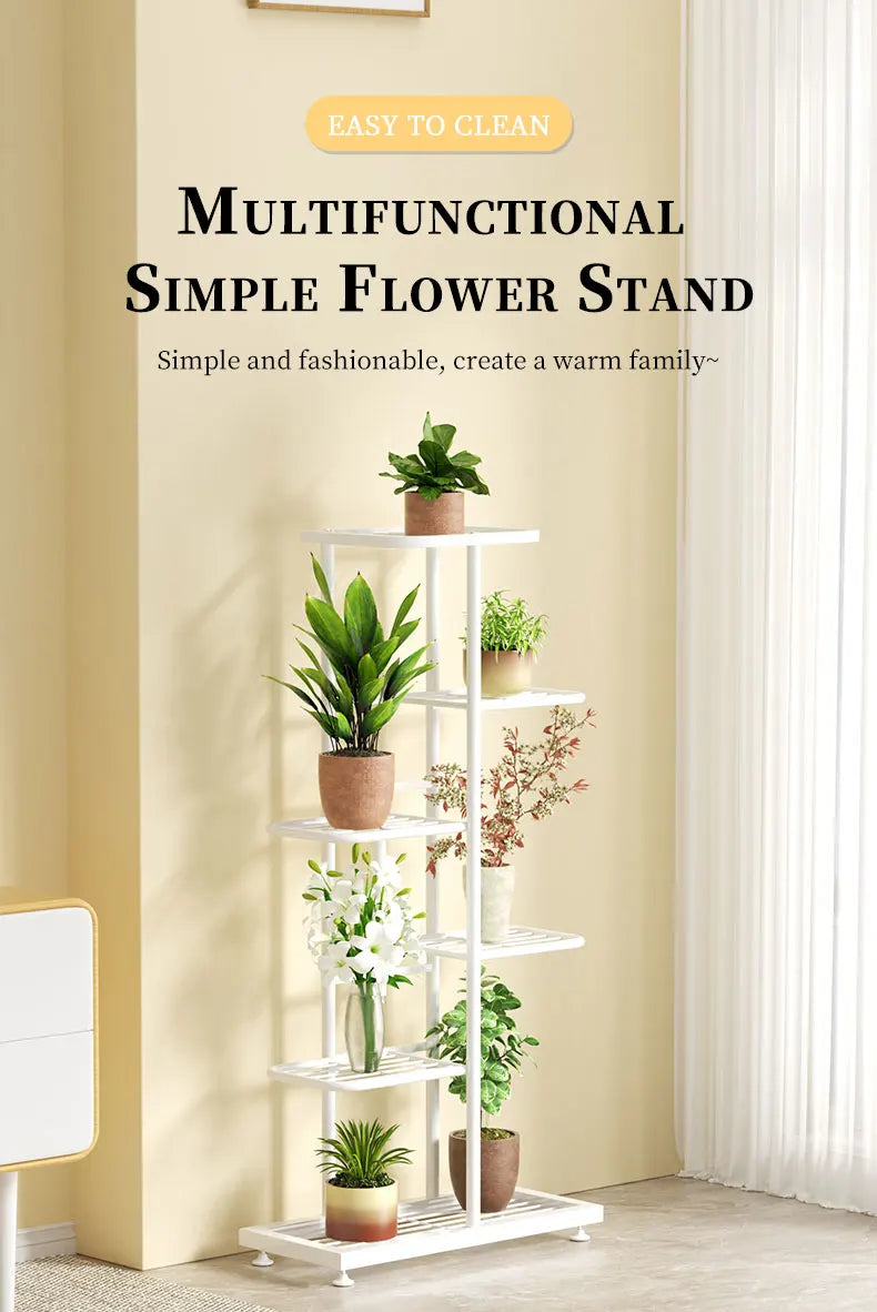 DecorBites™ Iron Plant Stand for Multiple Pots