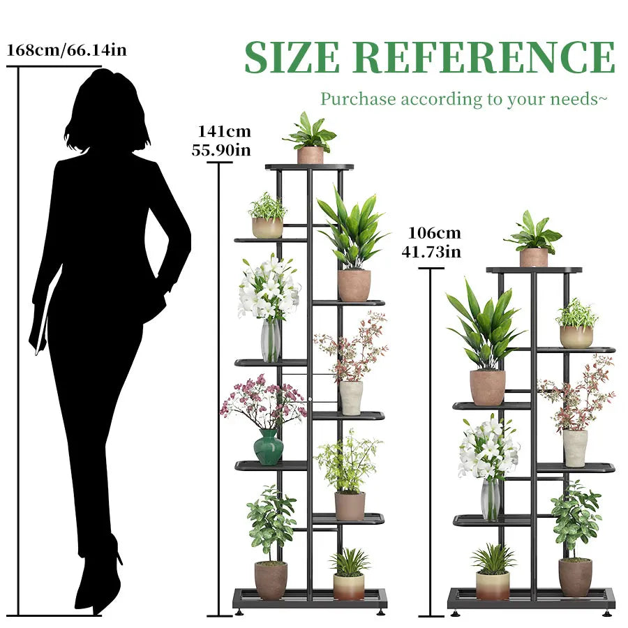 DecorBites™ Iron Plant Stand for Multiple Pots