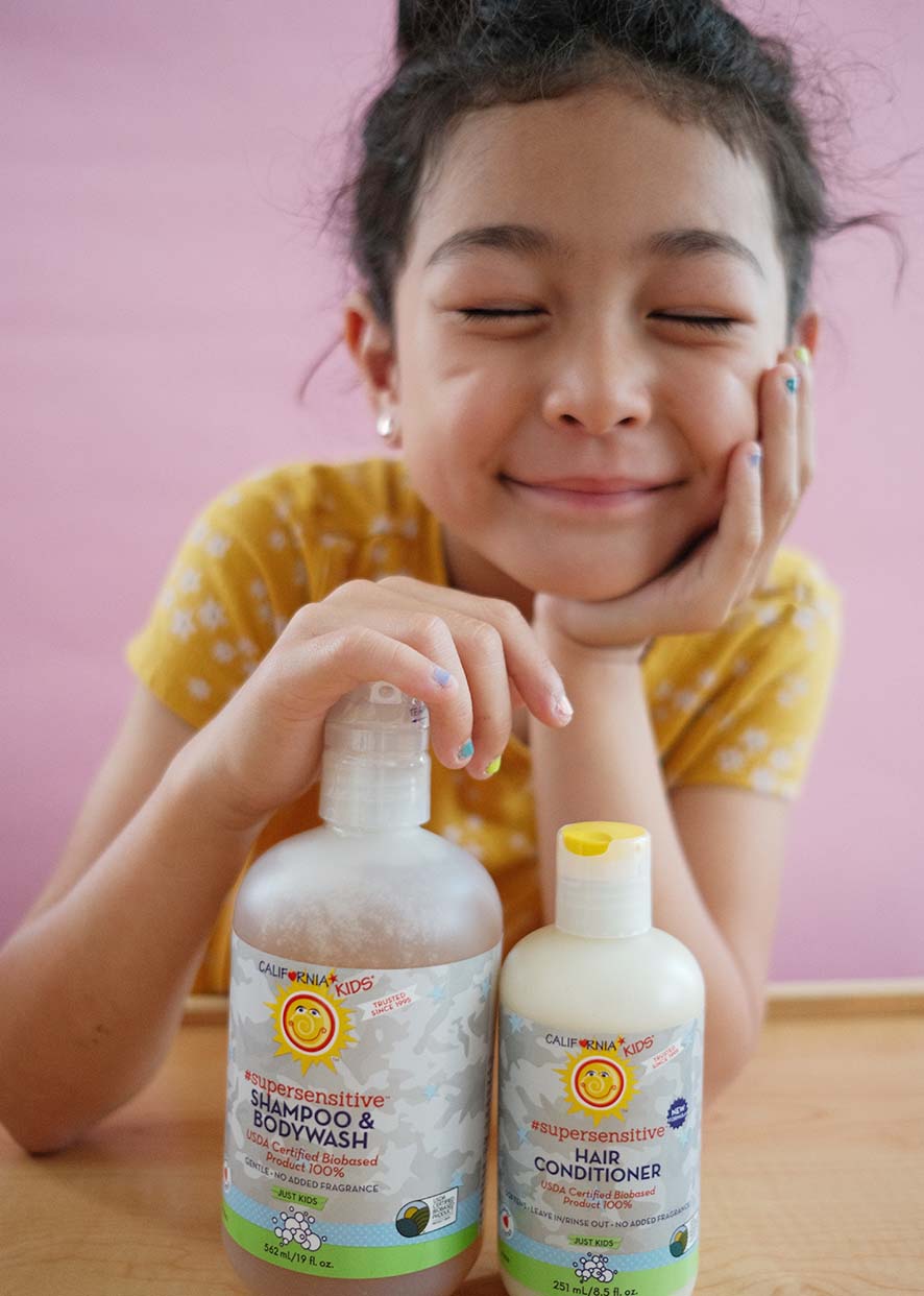 (No Fragrance) Kids #SuperSensitive™ Shampoo + Conditioner Bundle