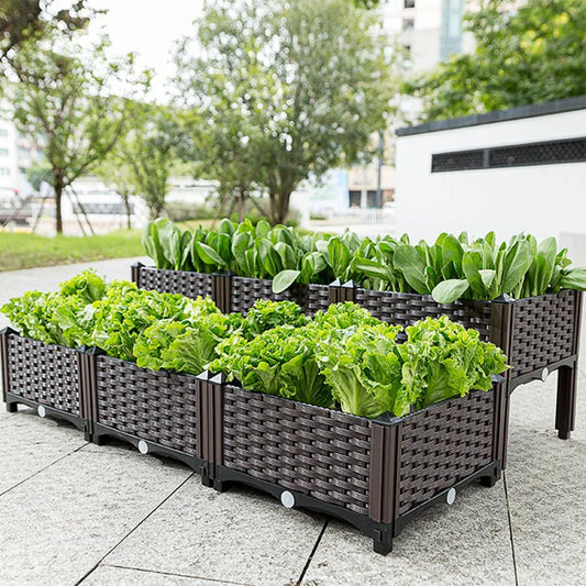 DecorBites™ Large Plastic Flower Pot for Indoor & Outdoor Gardening