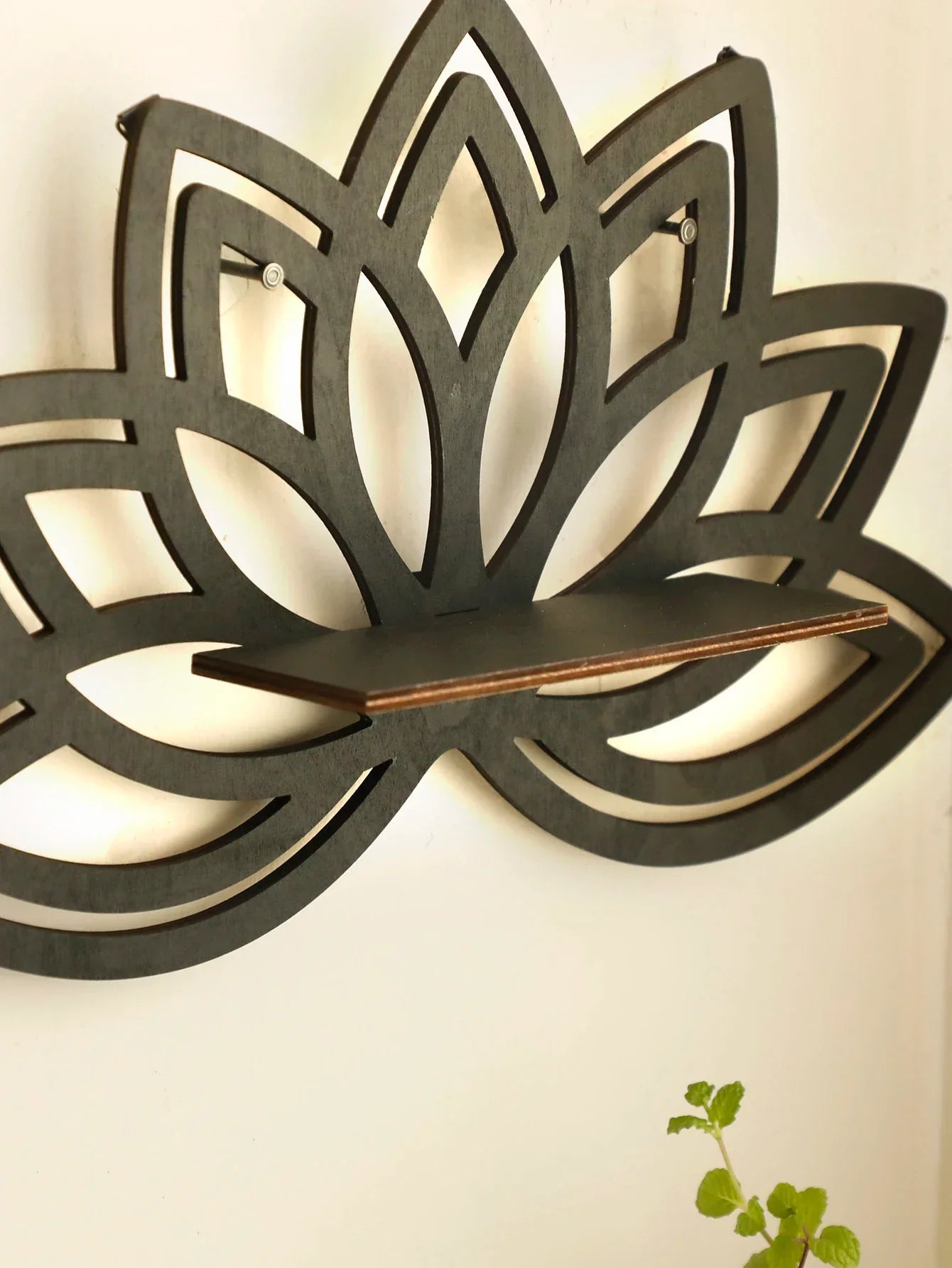 DecorBites™ Lotus Floating Wall Shelf - Multi-Style Home Decor