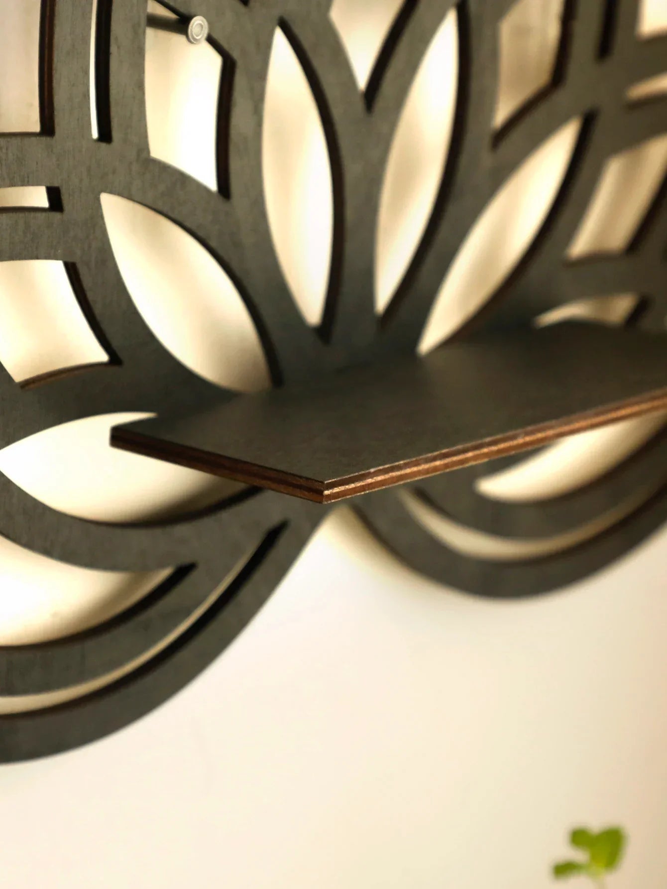 DecorBites™ Lotus Floating Wall Shelf - Multi-Style Home Decor