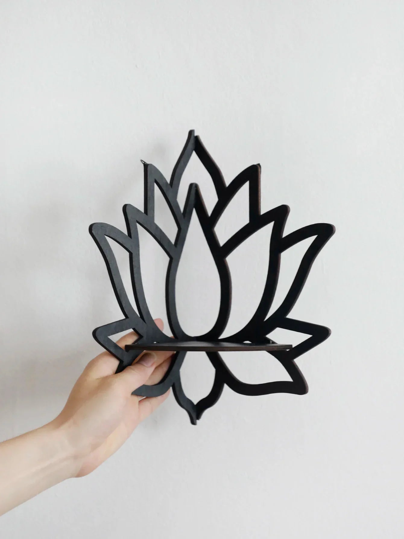 DecorBites™ Lotus Floating Wall Shelf - Multi-Style Home Decor