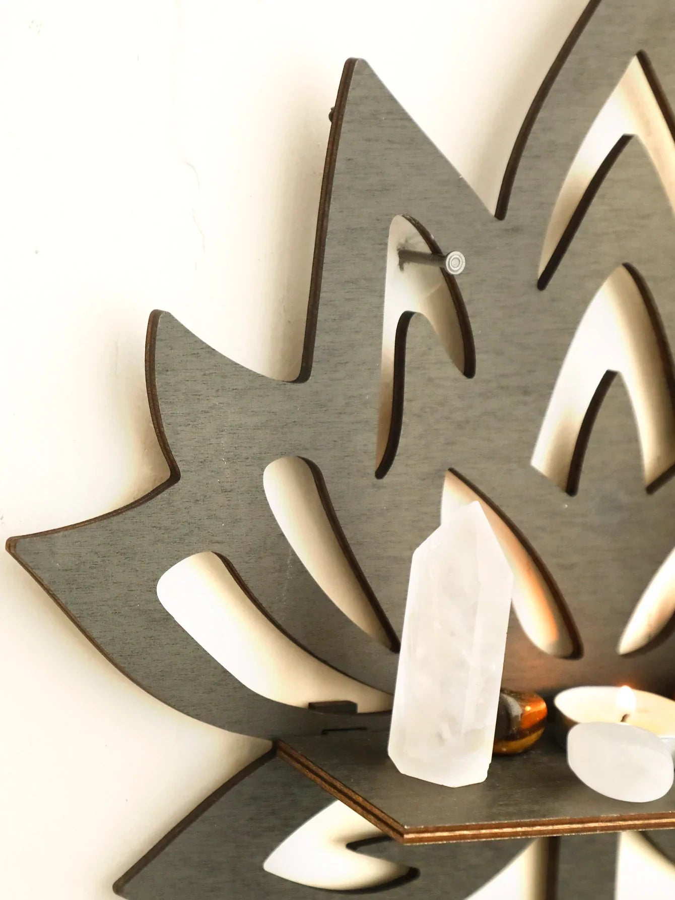 DecorBites™ Lotus Floating Wall Shelf - Multi-Style Home Decor