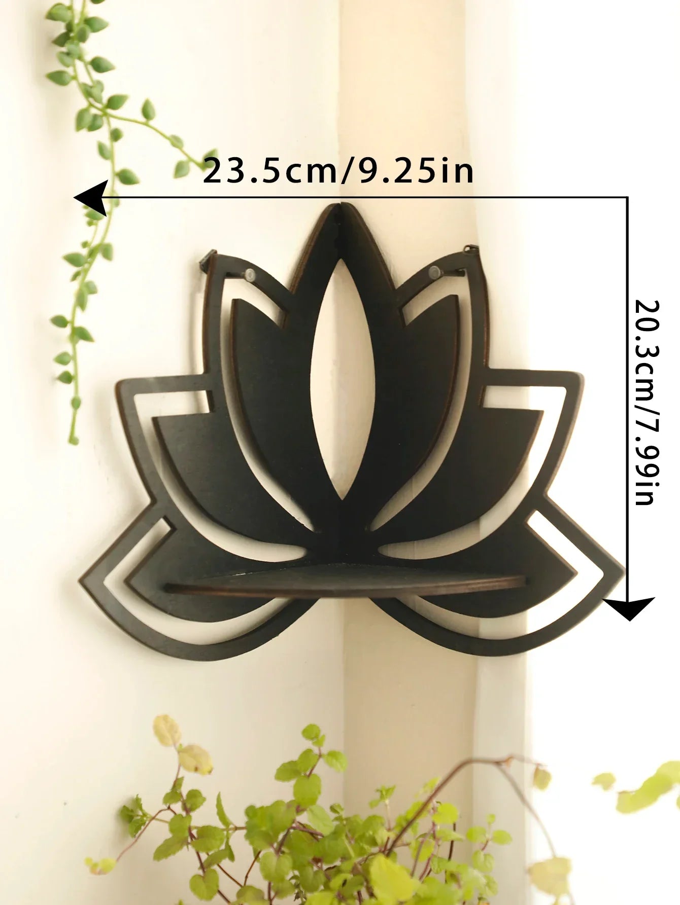 DecorBites™ Lotus Floating Wall Shelf - Multi-Style Home Decor