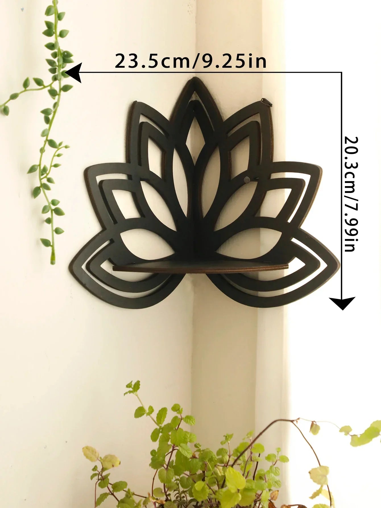 DecorBites™ Lotus Floating Wall Shelf - Multi-Style Home Decor