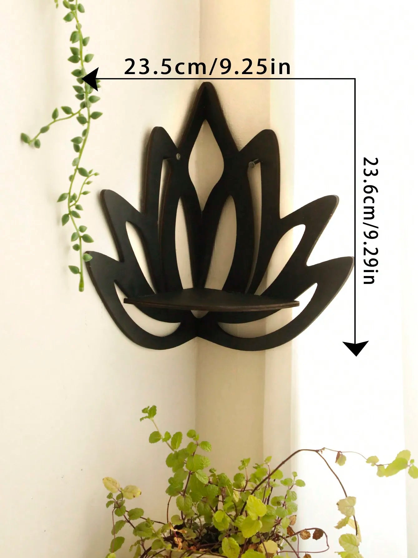 DecorBites™ Lotus Floating Wall Shelf - Multi-Style Home Decor