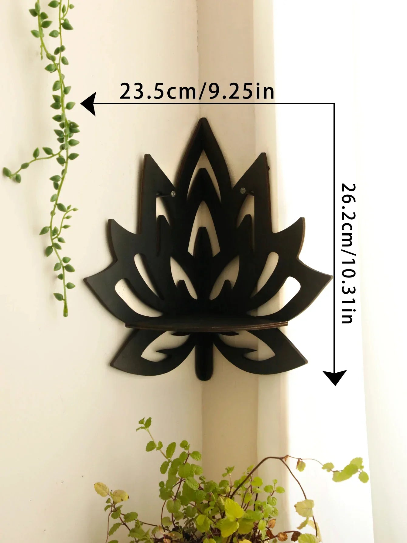 DecorBites™ Lotus Floating Wall Shelf - Multi-Style Home Decor