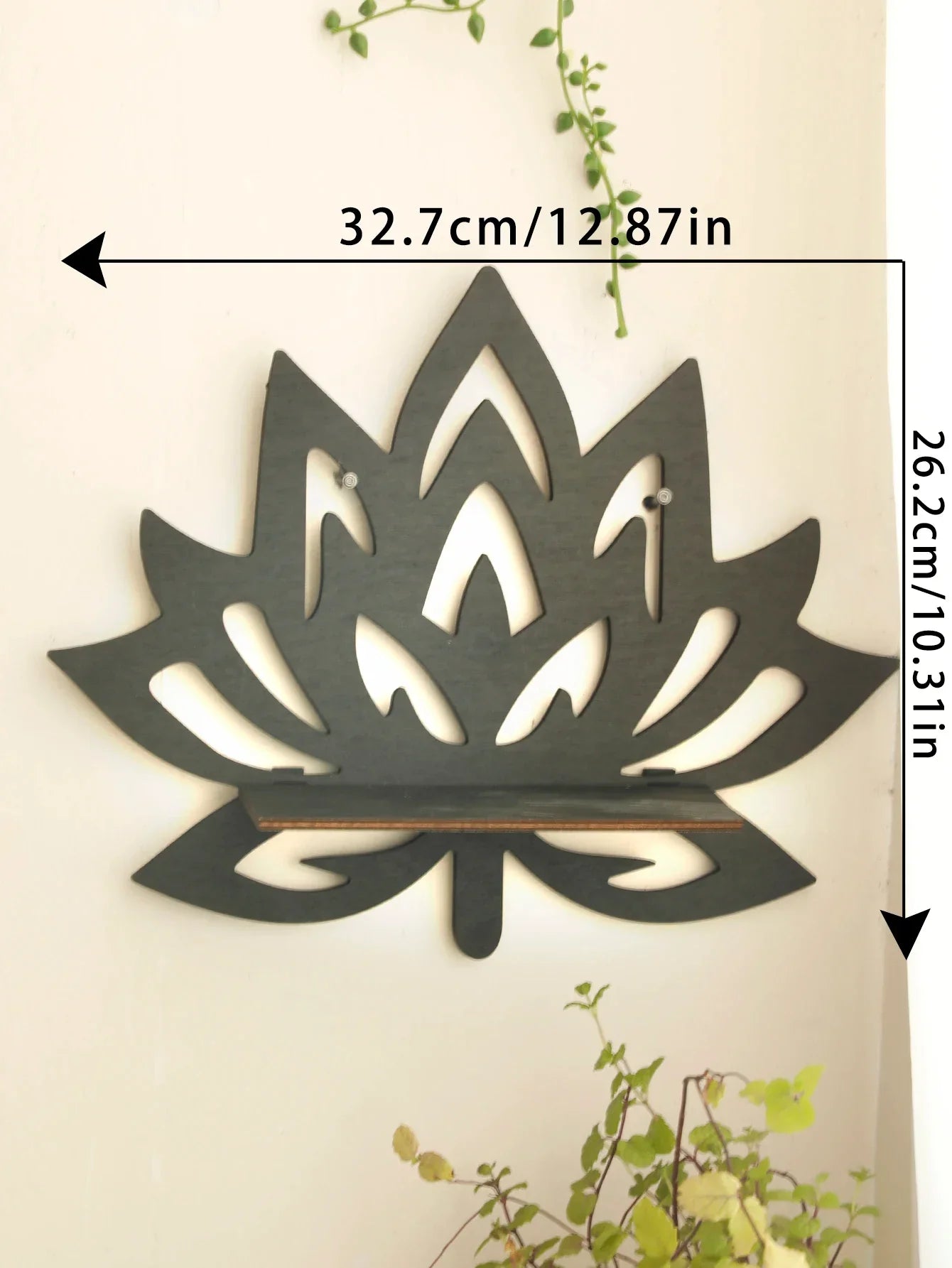 DecorBites™ Lotus Floating Wall Shelf - Multi-Style Home Decor