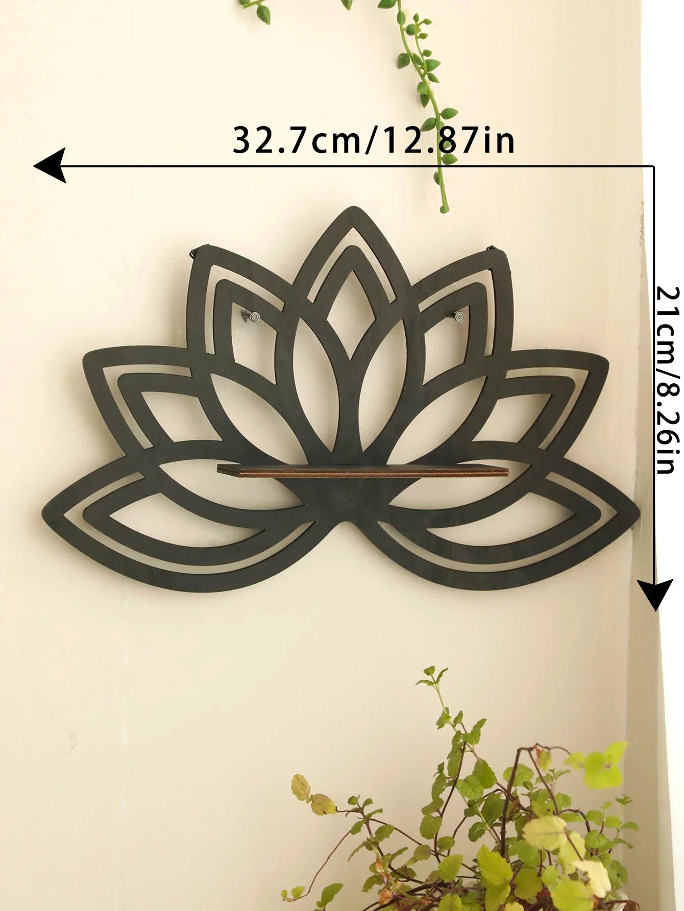 DecorBites™ Lotus Floating Wall Shelf - Multi-Style Home Decor