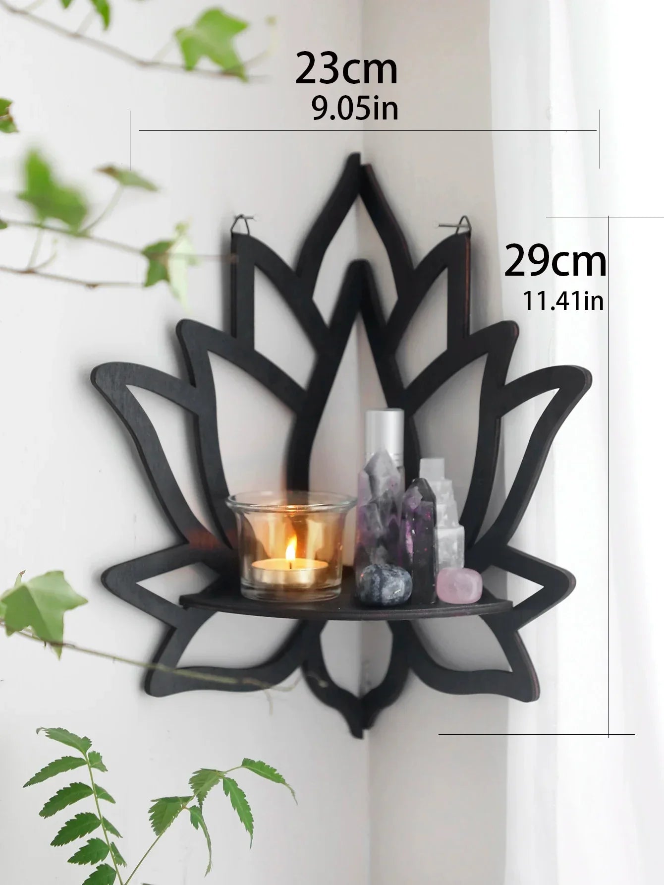 DecorBites™ Lotus Floating Wall Shelf - Multi-Style Home Decor