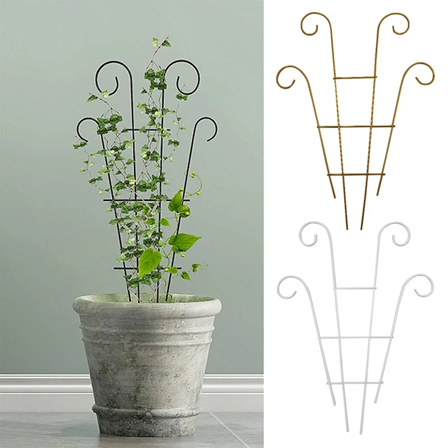 DecorBites™ Metal Garden Plant Stand for Indoor and Outdoor Growth