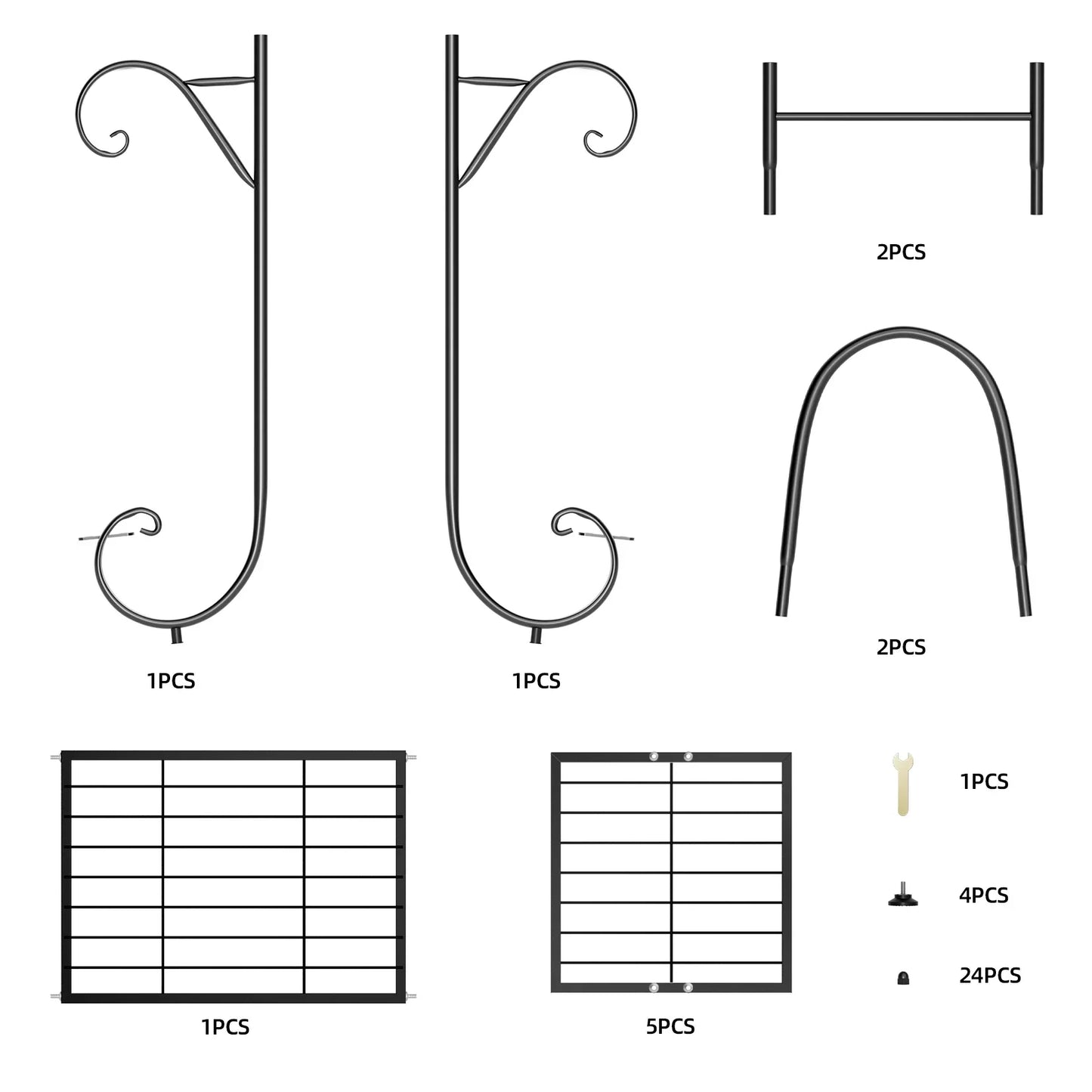 DecorBites™ Metal Plant Stand - 6 Tier Display Rack
