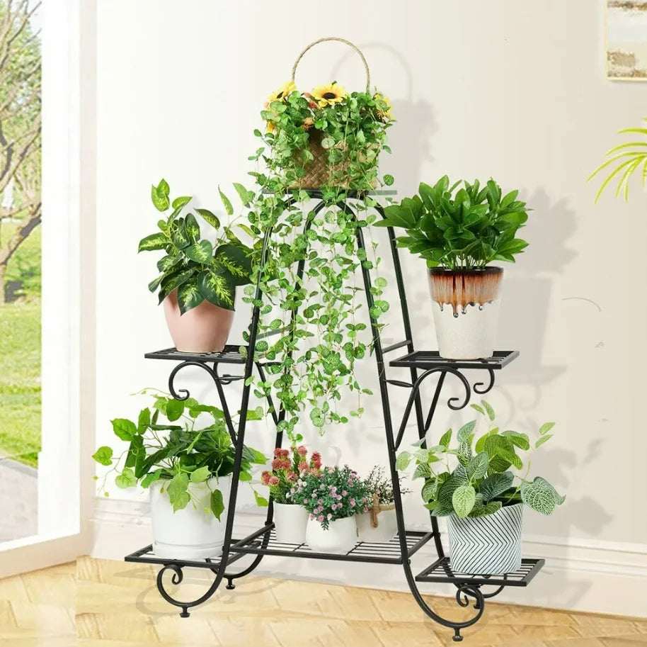 DecorBites™ Metal Plant Stand - 6 Tier Display Rack