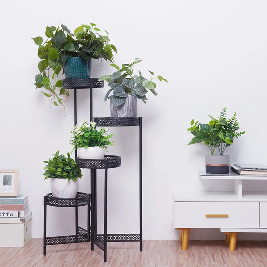 DecorBites™ Metal Plant Stand for Indoor and Outdoor