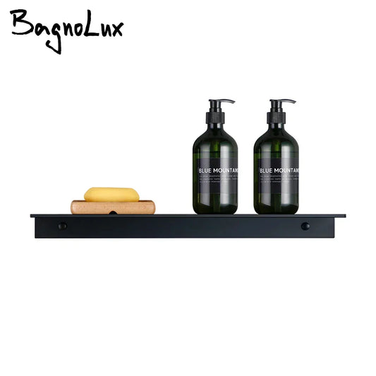 DecorBites™ Modern Black and White Wall-Mounted Organizer Shelf