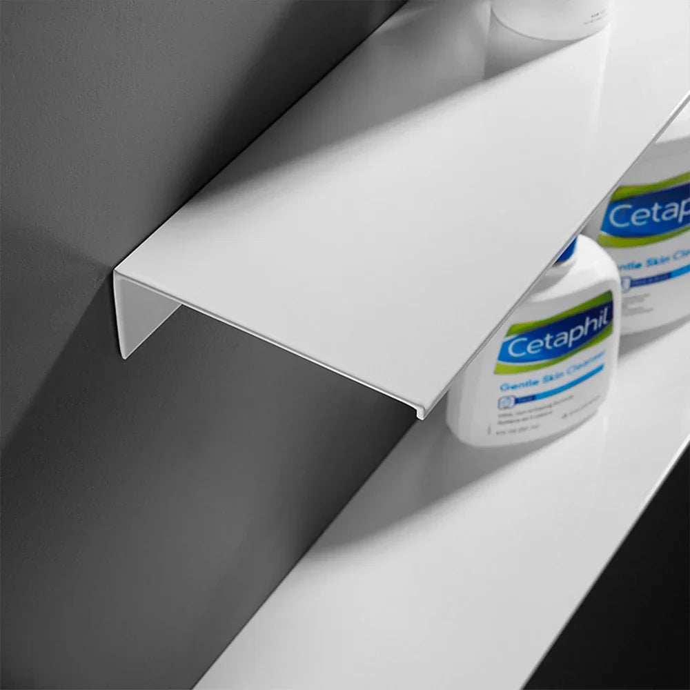 DecorBites™ Modern Black and White Wall-Mounted Organizer Shelf