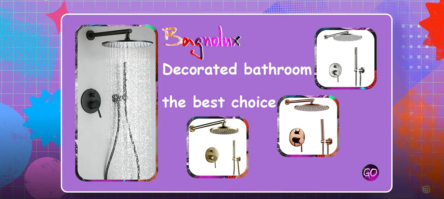 DecorBites™ Modern Black and White Wall-Mounted Organizer Shelf