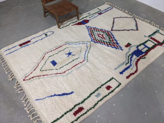 DecorBites™ Moroccan Handmade Traditional Azilal Rug 300 X 210 cm