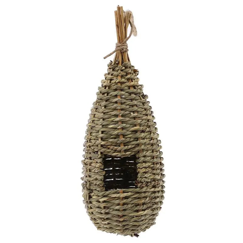 DecorBites™ Natural Grass Bird Cage for Outdoor Decor