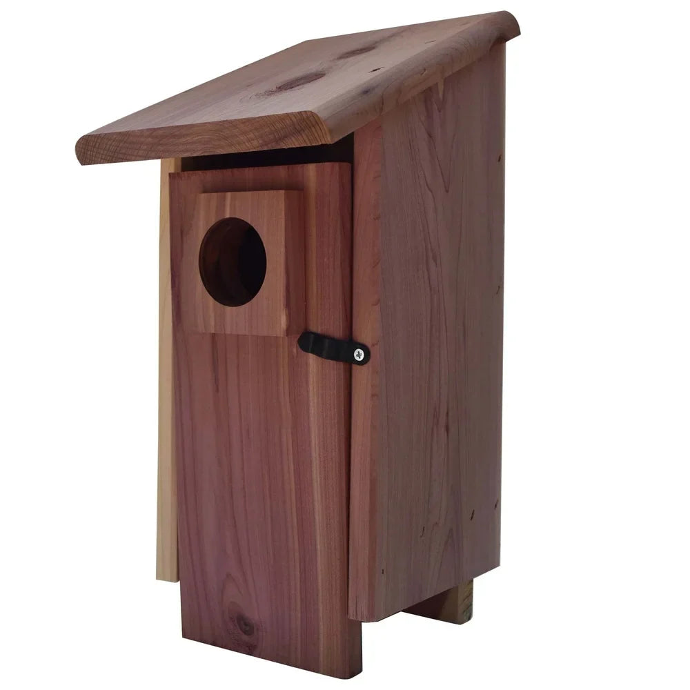 DecorBites™ Red Cedar Bluebird House with Mounting Pole
