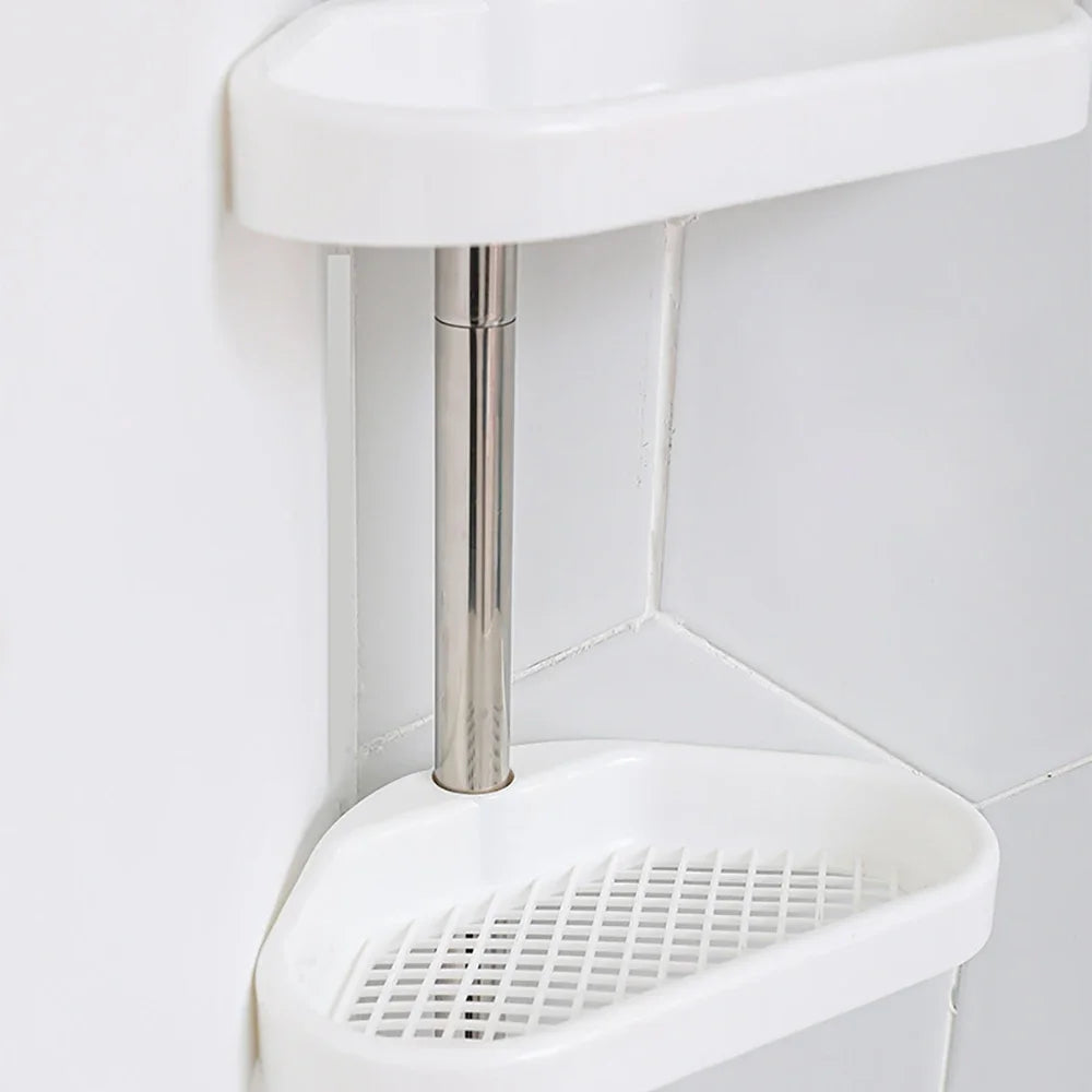 DecorBites™ Telescopic Shower Rack Organizer - Rust-Proof Stainless Steel