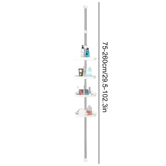 DecorBites™ Telescopic Shower Rack Organizer - Rust-Proof Stainless Steel