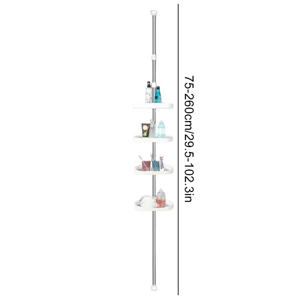 DecorBites™ Telescopic Shower Rack Organizer - Rust-Proof Stainless Steel