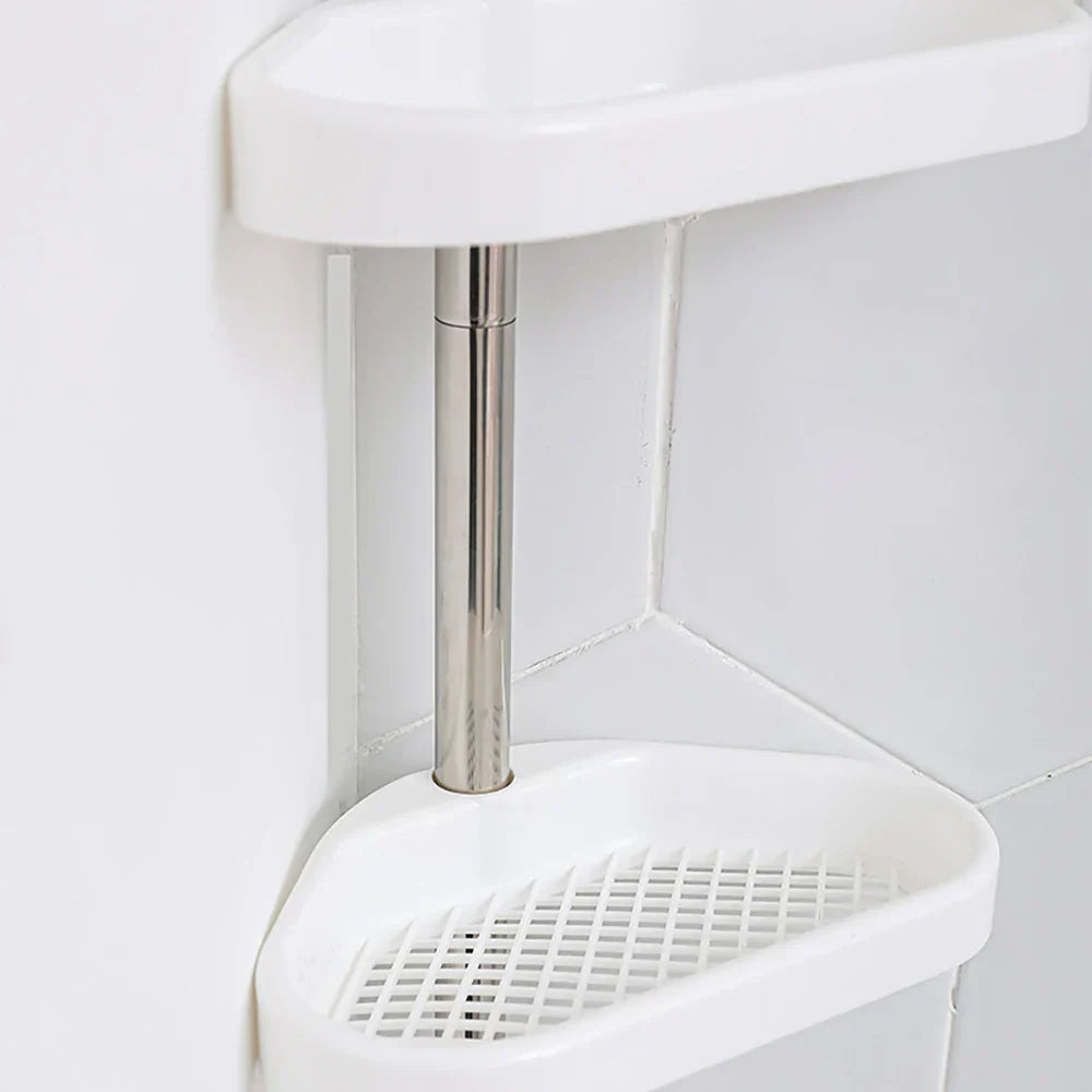 DecorBites™ Telescopic Shower Rack Organizer - Rust-Proof Stainless Steel