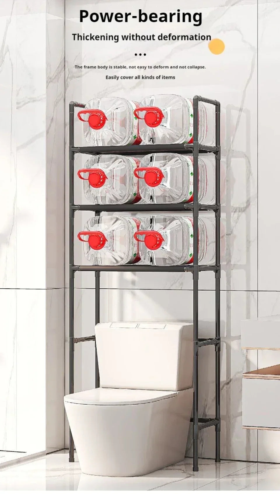 DecorBites™ Toilet & Bathroom Storage Rack - Save Space