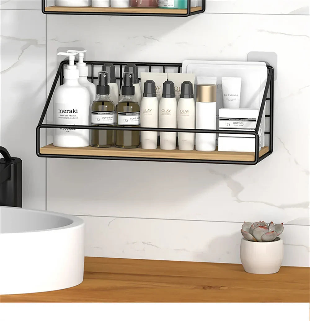 DecorBites™ Wall Mounted Storage Shelves and Baskets