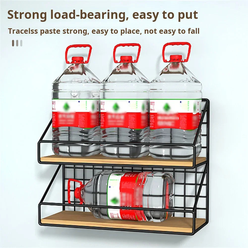 DecorBites™ Wall Mounted Storage Shelves and Baskets